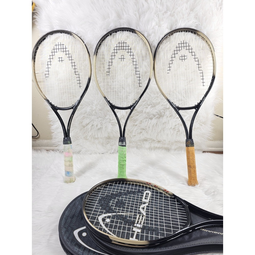 4 HEAD CONSTANT BEAM OVERSIZE ALUMINUM WIDE BODY STANDARD Tennis Racquet 2 Cover